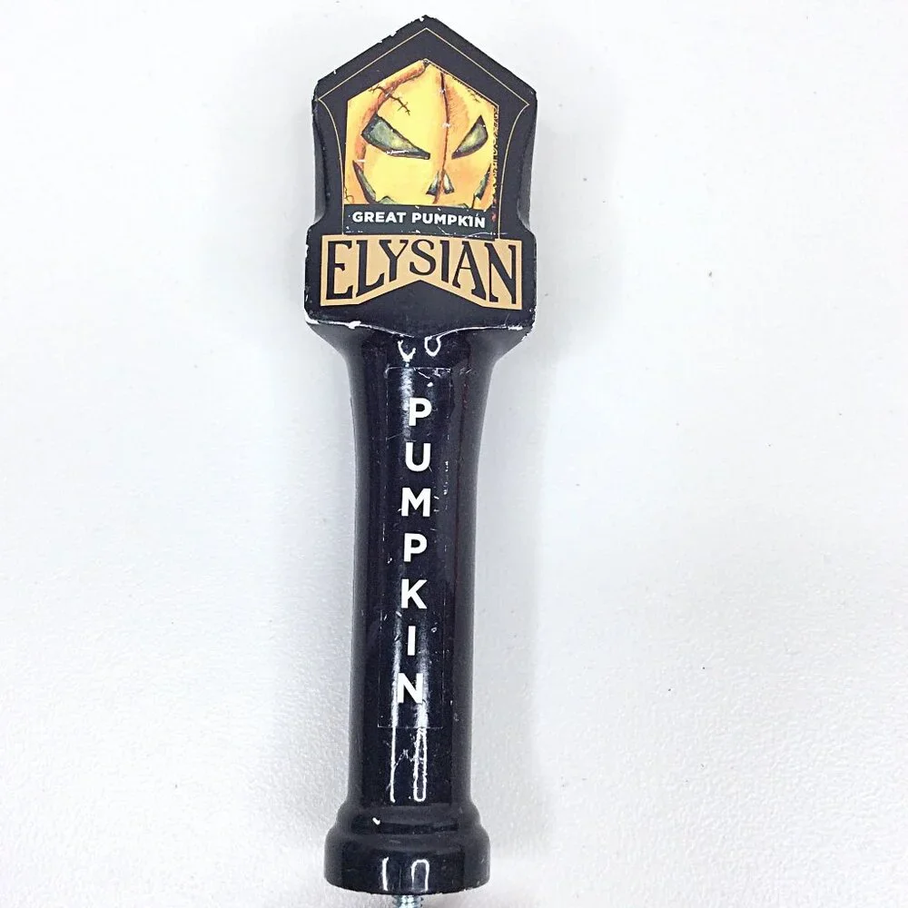Elysian Beer Tap Handle Split Shot Stout Great Pumpkin‎ Night Owl Seattle WA